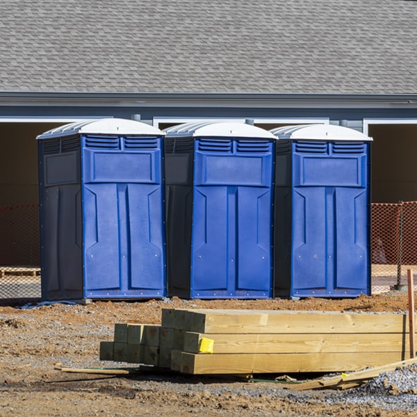 what is the maximum capacity for a single porta potty in Watertown